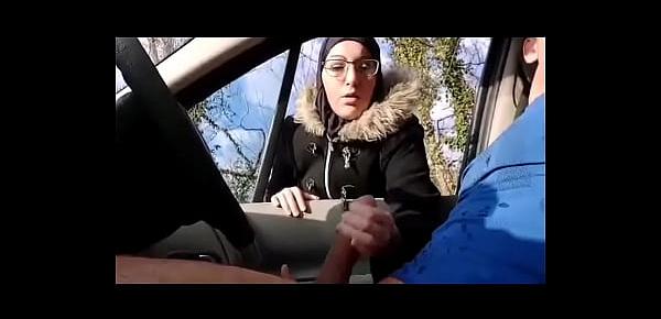  I pull my cock out in front of this Muslim, we end up at her house what a bitch !!!